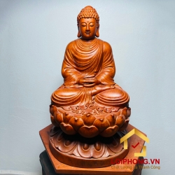Tượng Phật Thích Ca tĩnh tâm kích thước 40x23x23 cm 7