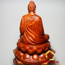Tượng Phật Thích Ca tĩnh tâm kích thước 40x23x23 cm  2