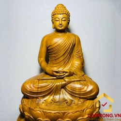 Tượng Phật Thích Ca tĩnh tâm kích thước 60x41x36 cm 2