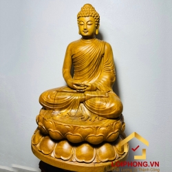 Tượng Phật Thích Ca tĩnh tâm kích thước 60x41x36 cm 3
