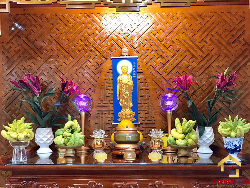 Top 50 mẫu kệ bàn thờ Phật đẹp nhất