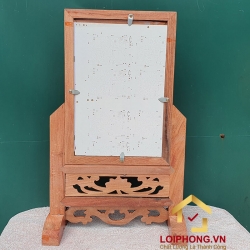 Khung ảnh thờ gỗ hương kiểu dáng đơn giản kích thước ảnh 20x30 cm KAT09 1
