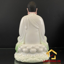 Tượng Phật A Di Đà bằng bột đá cẩm thạch thiên thanh cao 30,40,48 cm 1