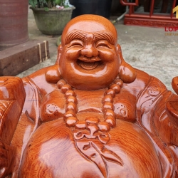 Tượng Phật Di Lặc ngồi đế vạn sự như ý kích thước 50x30x25 cm  5