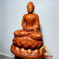 Tượng Phật Thích Ca tịnh tâm kích thước 50x36x30 cm 2