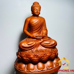Tượng Phật Thích Ca tịnh tâm kích thước 50x36x30 cm 3