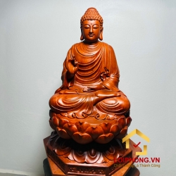 Tượng Phật Thích Ca tĩnh tâm kích thước 50x30x30 cm