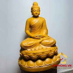 Tượng Phật Thích Ca tĩnh tâm kích thước 90x66x55 cm 2