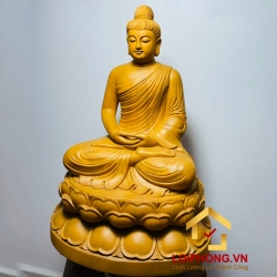 Tượng Phật Thích Ca tĩnh tâm kích thước 90x66x55 cm 3