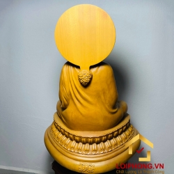 Tượng Phật Thích Ca tĩnh tâm kích thước 50x44x31 cm 1