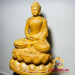 Tượng Phật Thích Ca tĩnh tâm kích thước 40x23x23 cm 4