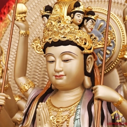 Tượng Phật Thiên Thủ Thiên Nhãn bằng đồng men cổ cao 30cm, 40 cm, 48 cm 2