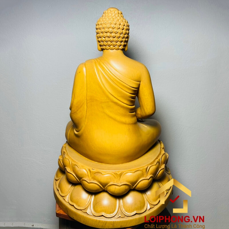 Tượng Phật Thích Ca tĩnh tâm kích thước 40x23x23 cm 2