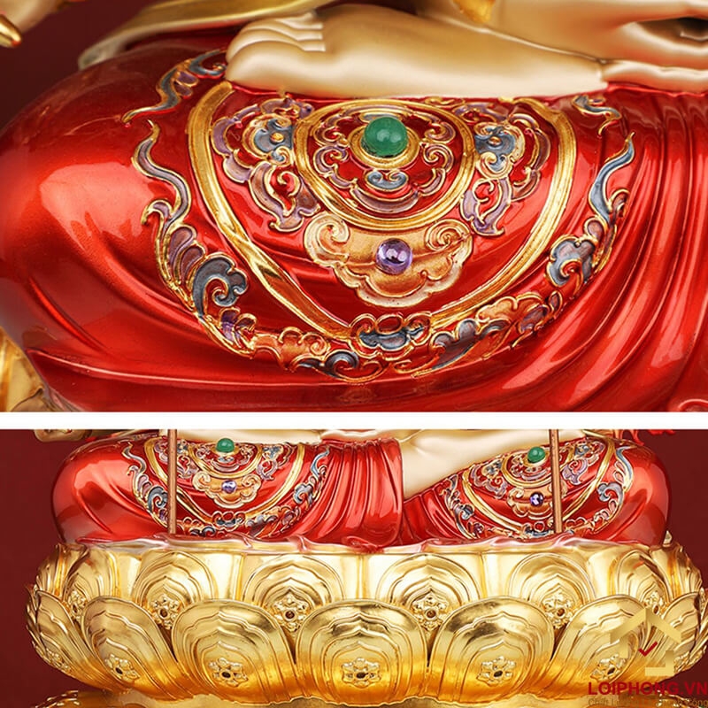 Tượng Phật Thiên Thủ Thiên Nhãn bằng đồng men cổ cao 30cm, 40 cm, 48 cm 5