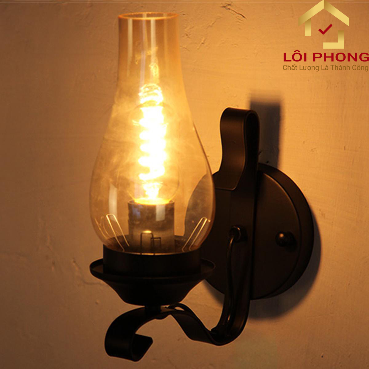 Đèn dầu bằng bóng LED thường được sử dụng điện để thắp sáng mà không phải dùng dầu.