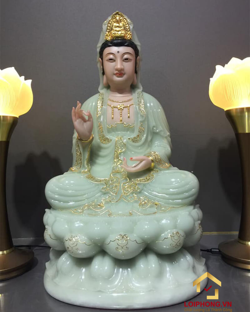 Phật quan âm mang đến sự bình yên, may mắn cho gia đình chúng sinh