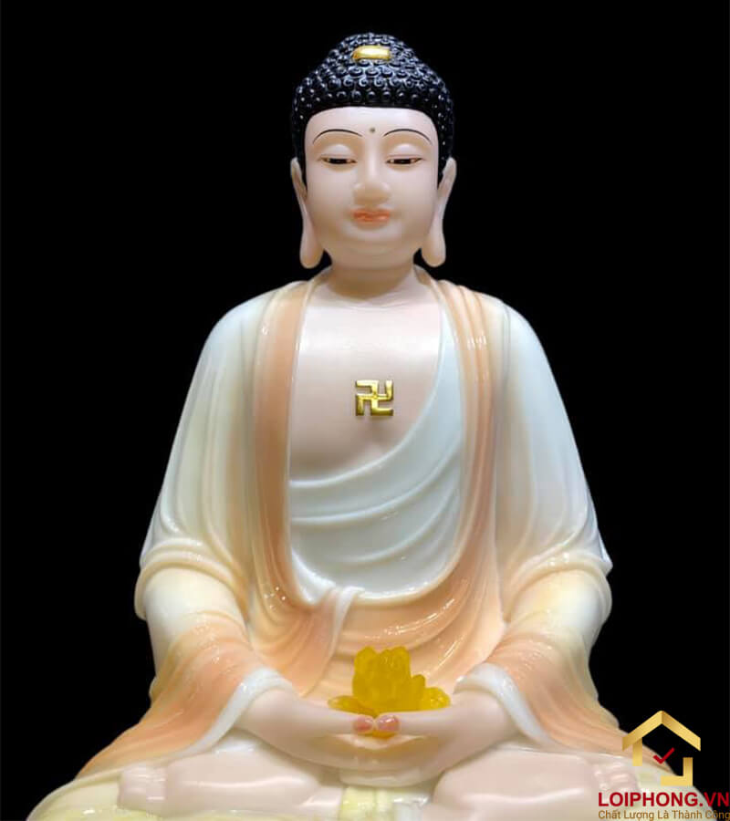 Tượng Phật A Di Đà ngồi tọa thiền