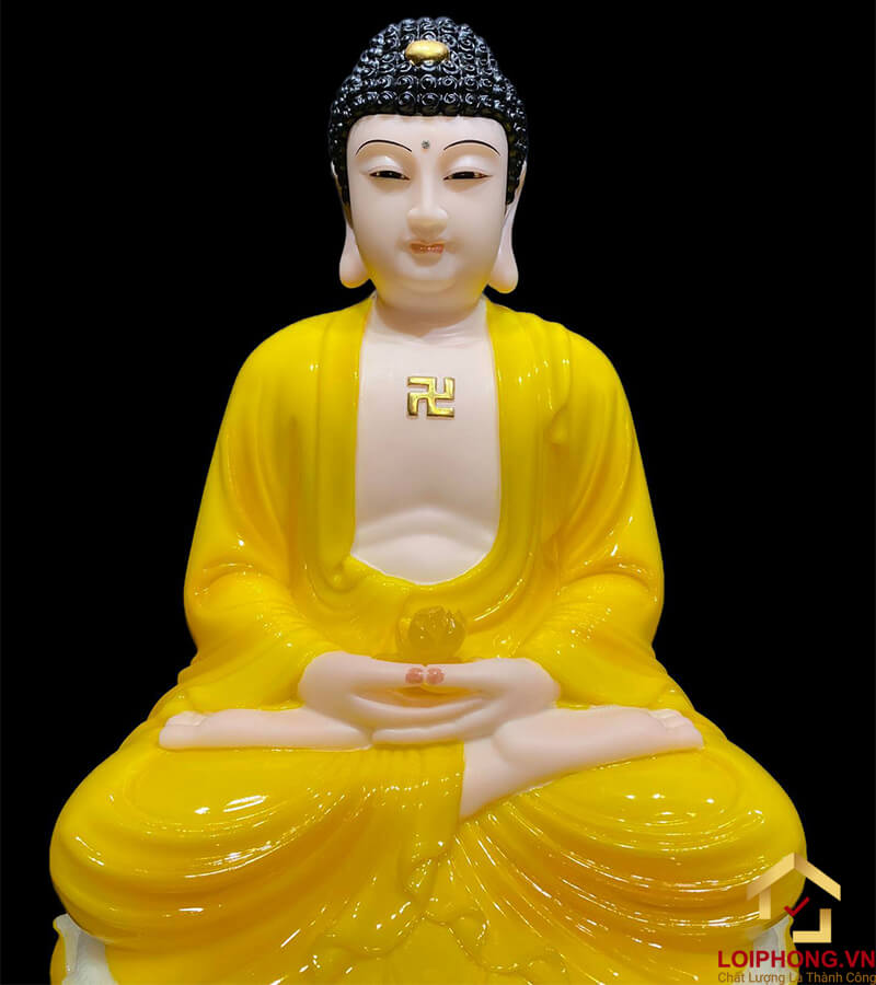 Tượng Phật A Di Đà bằng bột đá