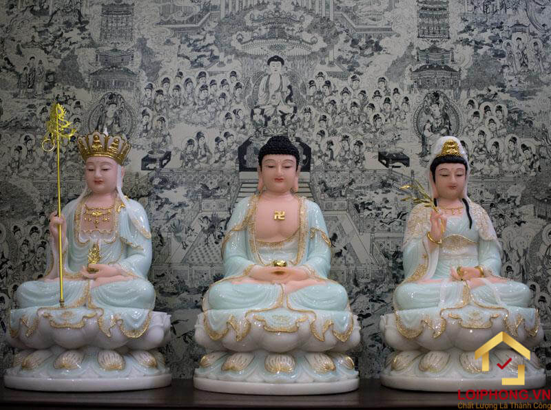 Thỉnh tượng Ta Bà Tam Thánh tại Lôi Phong