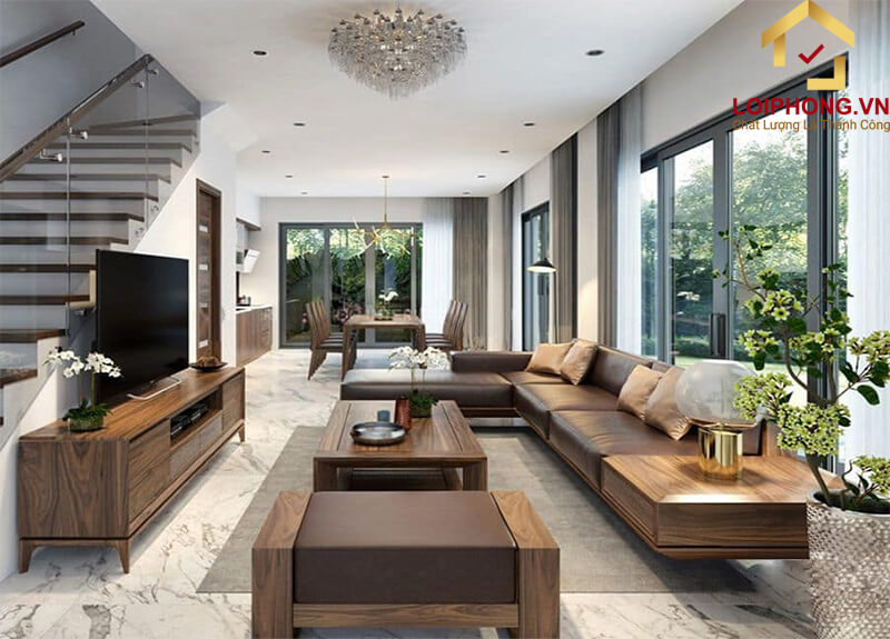 Lựa chọn những đồ nội thất phù hợp với phong cách không gian phòng khách