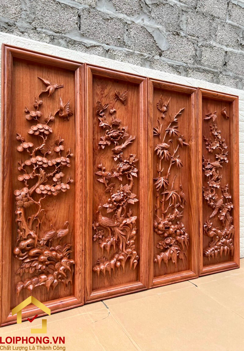 Lôi Phong là địa chỉ số 1 chuyên cung cấp tranh gỗ tứ quý mà bạn không nên bỏ qua