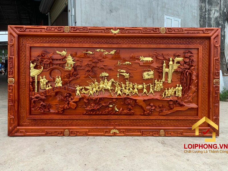 Lôi Phong là địa chỉ cung cấp tranh gỗ Vinh Quy Bái Tổ uy tín hiện nay