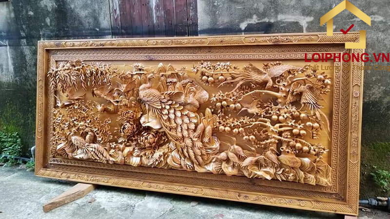 Nên mua tranh gỗ Phu Thê Viên Mãn ở Lôi Phong để đảm bảo chất lượng