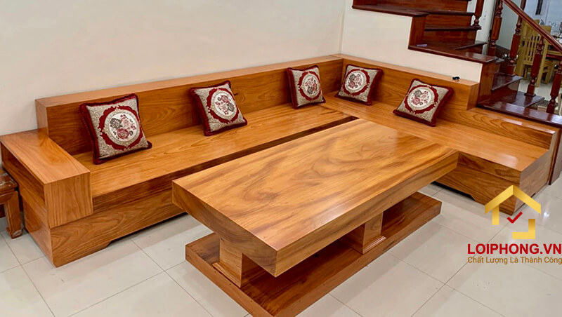 Sofa gỗ được cung cấp bởi Lôi Phong luôn đảm bảo chất lượng tốt nhất