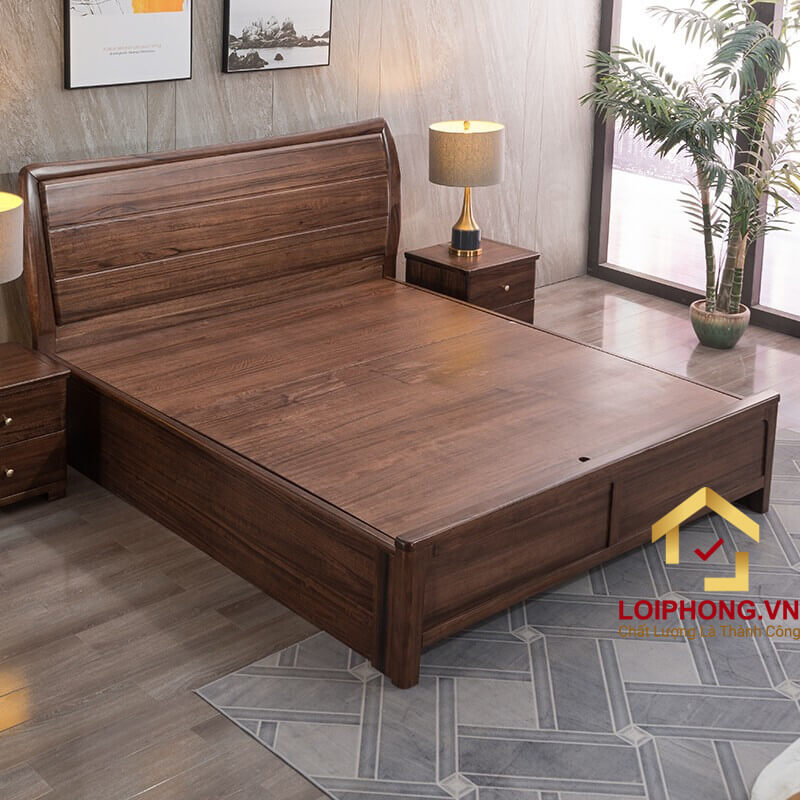 Giường ngủ gỗ tự nhiên có giá cao hơn so với giường ngủ gỗ công nghiệp