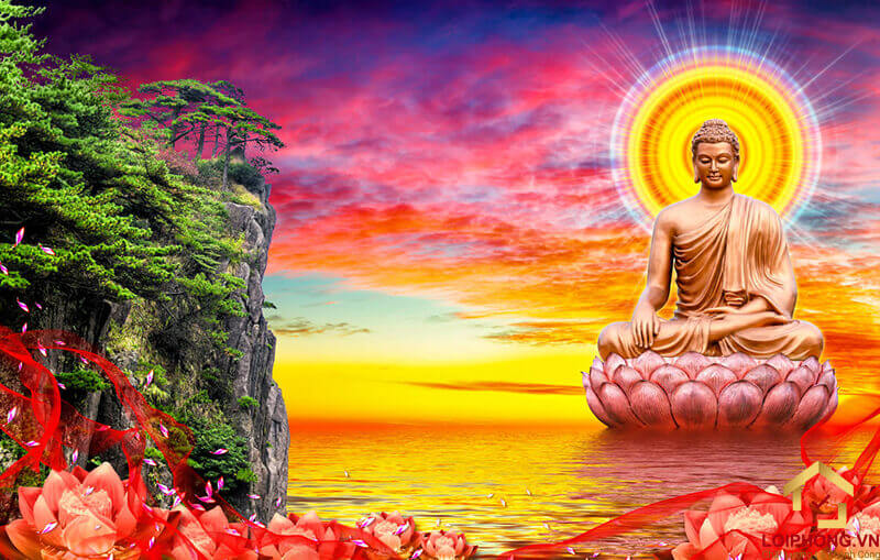 Tranh Phật Thích Ca Mâu Ni đẹp mẫu số 11