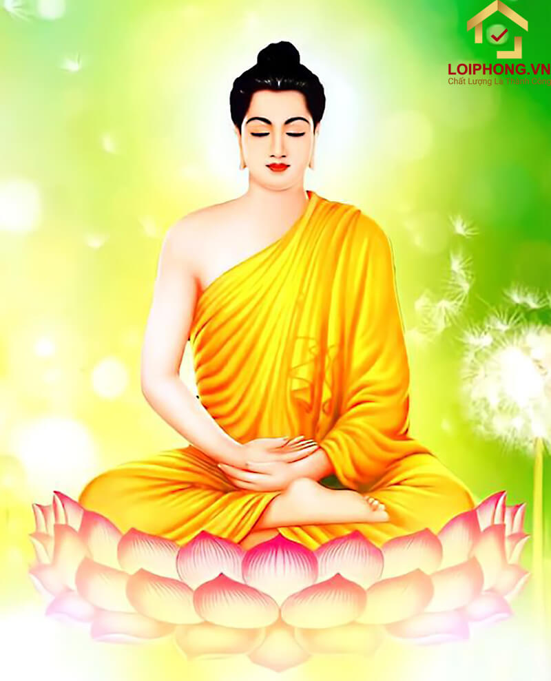 Tranh Phật Thích Ca Mâu Ni đẹp mẫu số 15