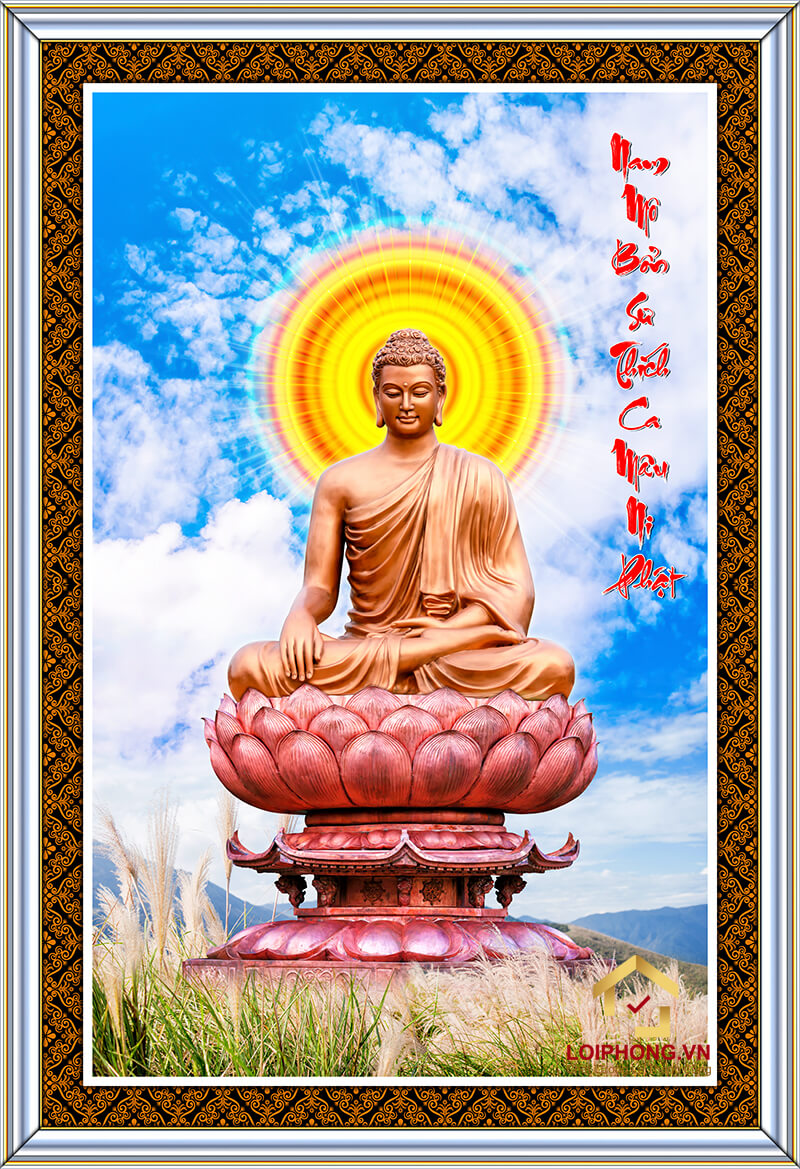 Tranh Phật Thích Ca Mâu Ni đẹp mẫu số 17