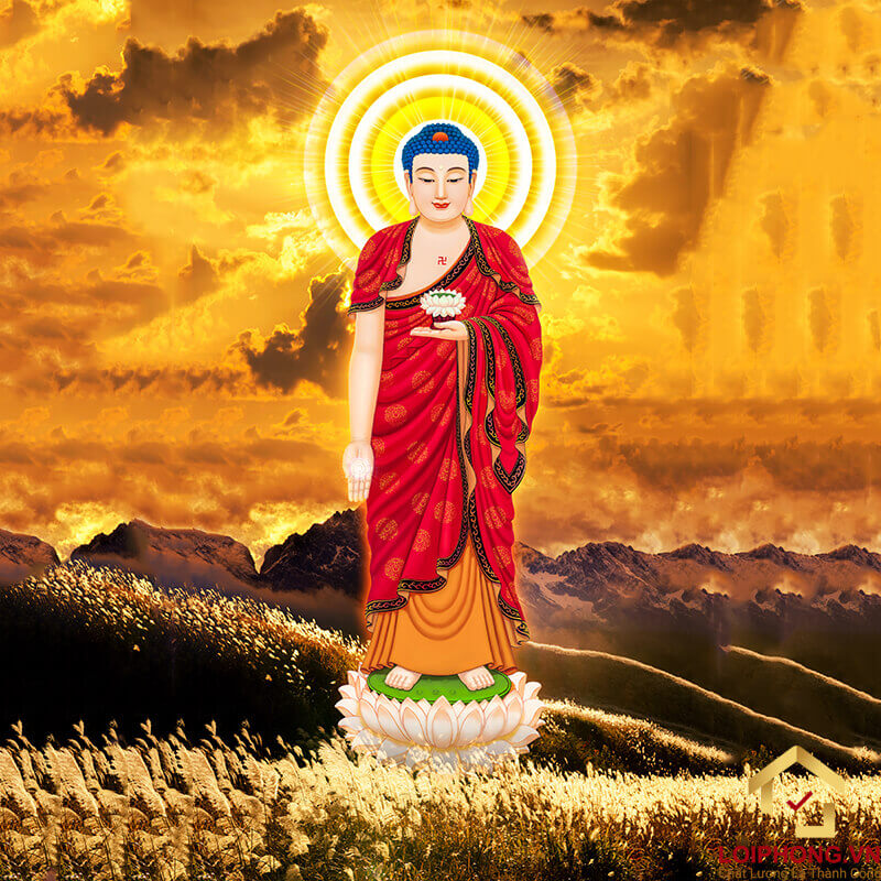 Tranh Phật A Di Đà đẹp mẫu số 11