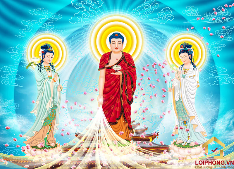 Hình ảnh Phật Tây Phương Tam Thánh đẹp 15