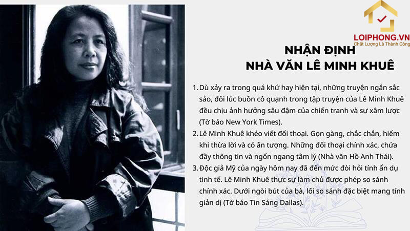 Một số nhận định về nhà văn Lê Minh Khuê