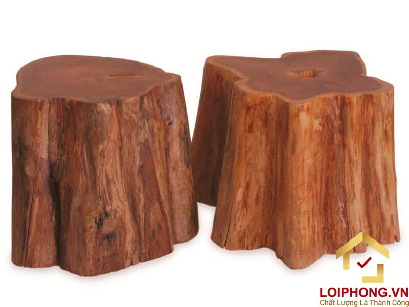 Đôn gỗ để tượng gốc cây nguyên khối