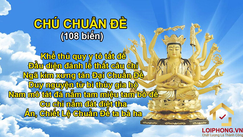 Thần Chú Phật Mẫu Chuẩn Đề phiên âm tiếng Việt